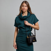 Leather bowling bag with removable shoulder strap | The Bridge