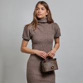 Women's Leather Bowler Bag with Strap | The Bridge