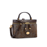 Women's Leather Bowler Bag with Strap | The Bridge