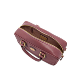Bolso tipo bauletto de piel con bandolera extraíble | The Bridge
