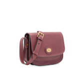 Bolso bandolera de cuero con compartimentos, tamaño pequeño | The Bridge