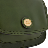 Bolso bandolera de cuero con compartimentos, tamaño pequeño | The Bridge