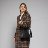 Leather handbag with removable strap | The Bridge