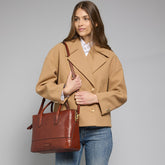 Leather women's laptop bag | The Bridge