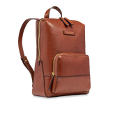 Mochila mujer pequeña en piel con bolsillo frontal | The Bridge