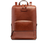 Leather women's backpack with front pocket | The Bridge