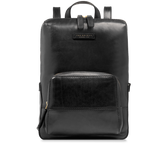 Mochila mujer en piel con bolsillo frontal | The Bridge