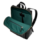 Leather women's backpack with front pocket | The Bridge