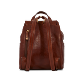 Backpack in leather with front pocket | The Bridge