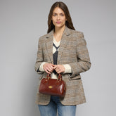 Bolso bowling piel con bandolera extraíble | The Bridge