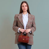 Bolso bowling piel con bandolera extraíble | The Bridge