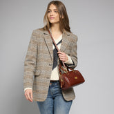 Bolso bowling piel con bandolera extraíble | The Bridge