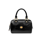 Leather boston bag with removable shoulder strap | The Bridge