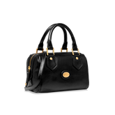 Leather boston bag with removable shoulder strap | The Bridge