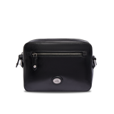 Sac bandoulière homme en cuir avec zip frontal | The Bridge