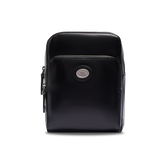 Sac bandoulière homme en cuir avec zip frontal | The Bridge