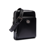 Sac bandoulière homme en cuir avec zip frontal | The Bridge