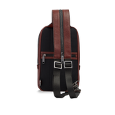 Zaino monospalla in pelle uomo - Zaini uomo in pelle | The Bridge