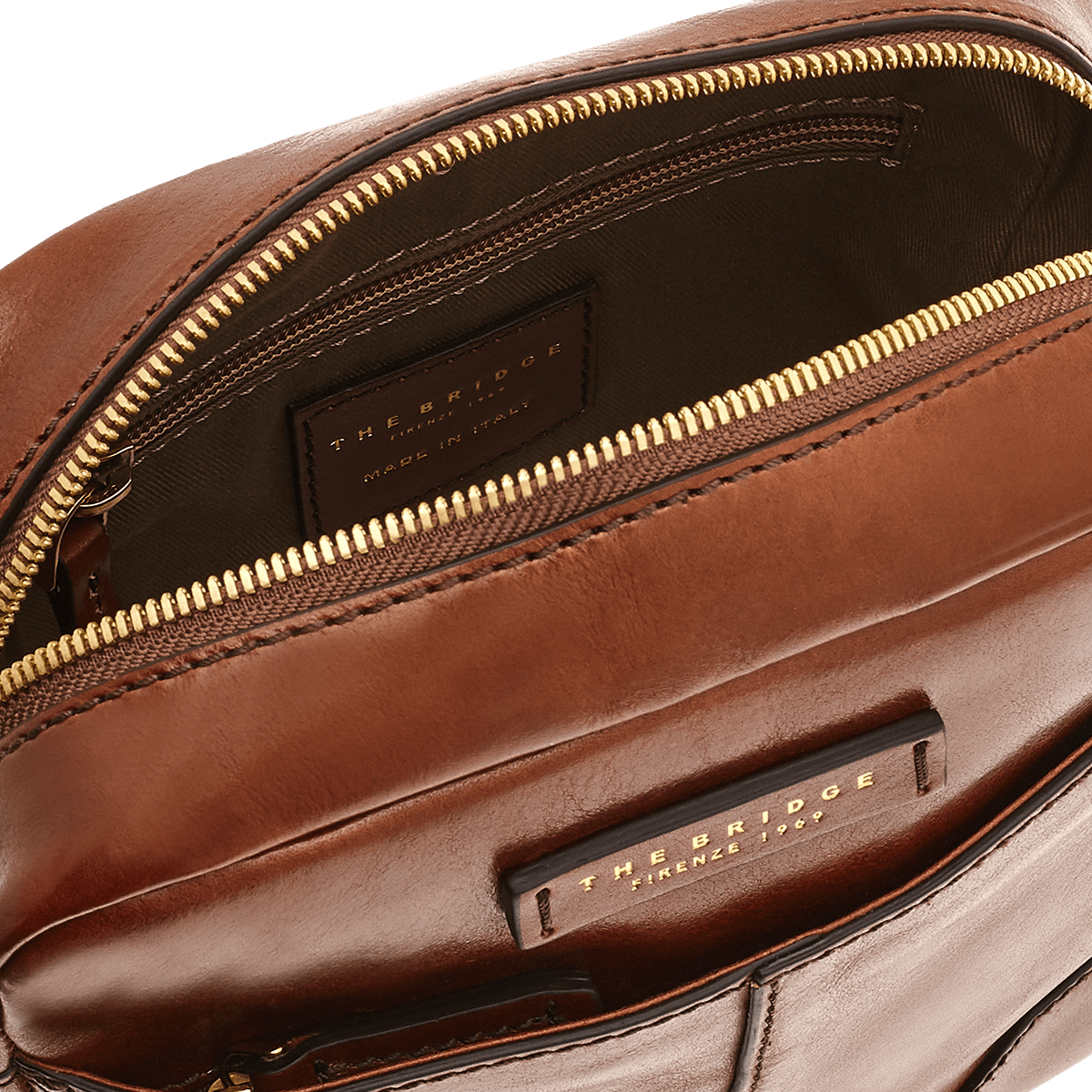 THE BRIDGE Sac de voyage marron en cuir pour femme et homme - Filippo THE BRIDGE Sac de voyage marron en cuir pour femme et homme - Filippo