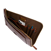 Leather document holder - Brown | The Bridge