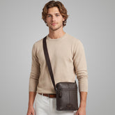 Sacoche homme en cuir - Moka | The Bridge