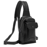 Herren-Sling-Rucksack aus Leder | The Bridge