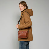 Men's leather crossbody bag | The Bridge