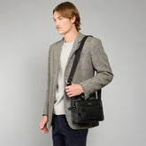 Men's leather crossbody bag | The Bridge