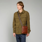 Men's leather crossbody bag | The Bridge