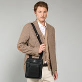 Men's leather crossbody bag | The Bridge