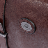 Leather briefcase with shoulder strap | The Bridge