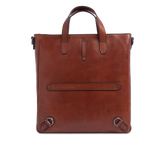 Cartella di pelle e tessuto con tracolla - Tracolle uomo | The Bridge