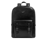 Men’s leather laptop backpack with two zips - Men's Backpacks | The Bridge