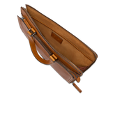 Herren-Lederaktentasche mit Schulterriemen | The Bridge