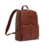 Laptop Rucksack aus Leder für Herren mit zwei Reißverschlüssen - Geschenkideen Herren | The Bridge