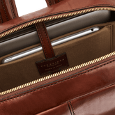 Men's leather laptop backpack one zip - Men's Backpacks | The Bridge