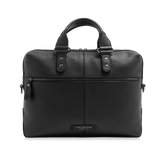 Herren-Aktentasche aus genarbtem Leder | The Bridge