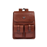 Leder Rucksack für Herren mit Fronttaschen - Herren | The Bridge