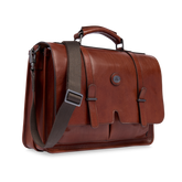 Herren Aktentasche Leder mit Schulterriemen - Herren-Aktentaschen | The Bridge