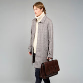 Large leather briefcase with shoulder strap | The Bridge