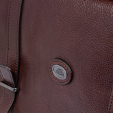 Large leather briefcase with shoulder strap | The Bridge