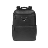 Mochila hombre en piel con cremallera y bolsillo frontal | The Bridge