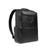 Mochila hombre en piel con cremallera y bolsillo frontal | The Bridge