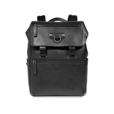 Men's leather backpack with flap closure - Men's Backpacks | The Bridge