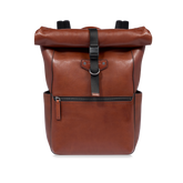Zaino in pelle uomo con apertura roll-top - Idee regalo uomo | The Bridge