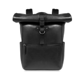 Men's leather roll-top backpack - Men's Backpacks | The Bridge
