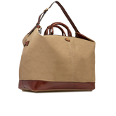 Grand sac cuir et tissu | The Bridge