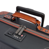 Leather and polycarbonate cabin trolley | The Bridge