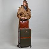 Trolley aus Leder und Polycarbonat Medium | The Bridge