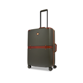 Leather and polycarbonate trolley medium size - Travel | The Bridge